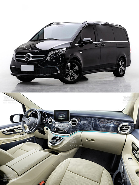 奔驰V级（浅黄色）