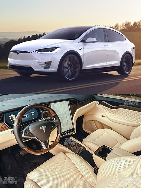 特斯拉Model-X（米色）